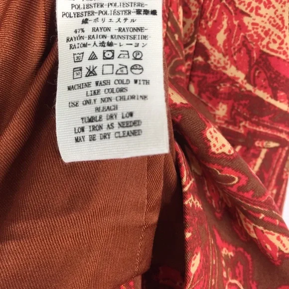 Free People Abigail Blazer Jacket Paisley Boho XS - Picture 10 of 11